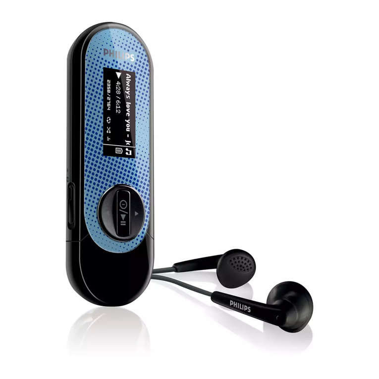 Philips GoGear SA2625KB User manual