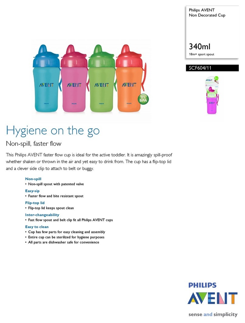 Philips AVENT Avent SCF604/11 Specifications