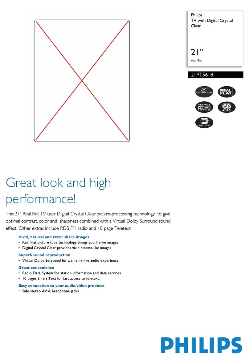 Philips 21PT5618/58 User manual