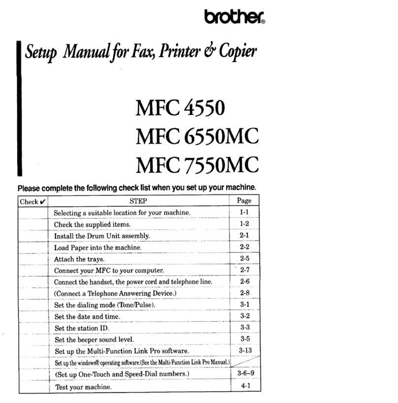 Brother MFC-7550MC User guide