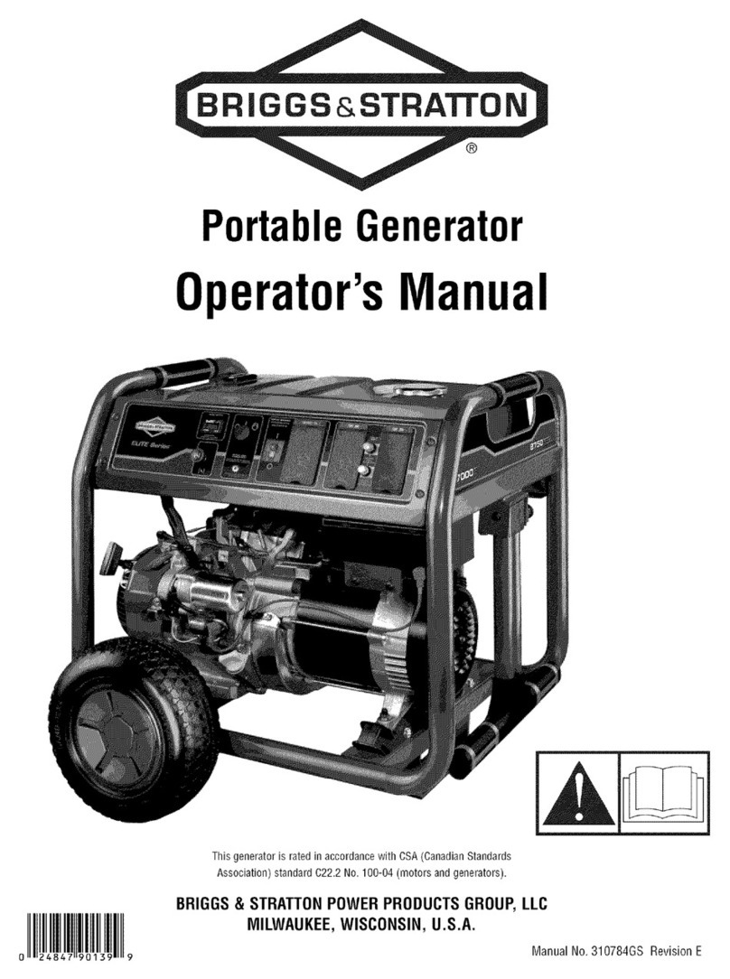 Briggs & Stratton 30470 Operator's manual Briggs & Stratton 30470 Operator's manual
