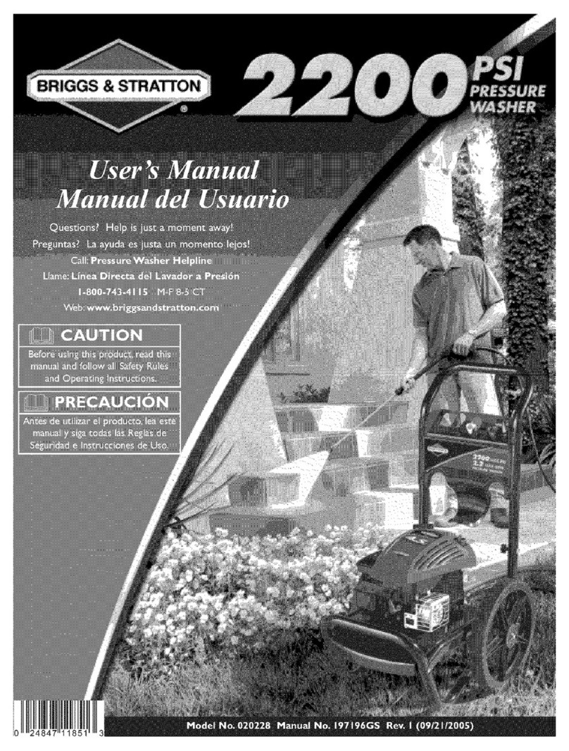 Briggs & Stratton 20228 User manual