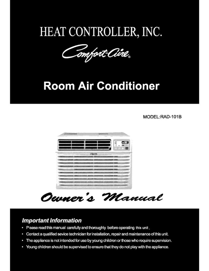 Comfortaire RAD-101B User manual