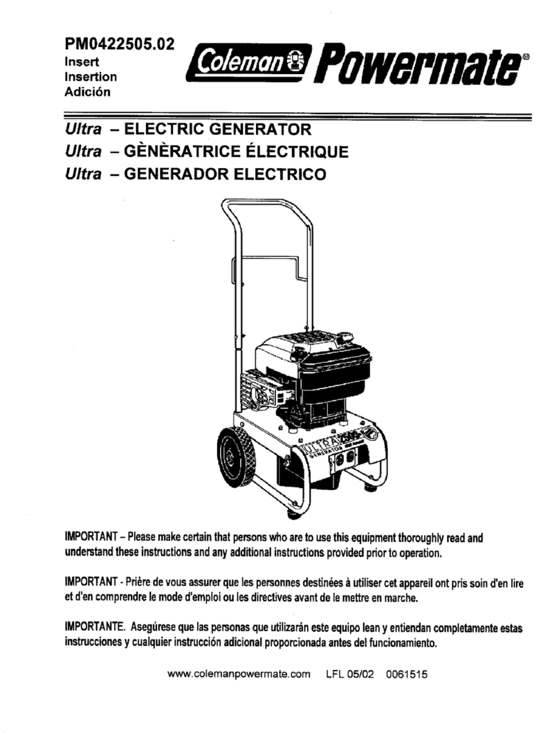 Powermate Ultra Powermate PM0422505.02 manual
