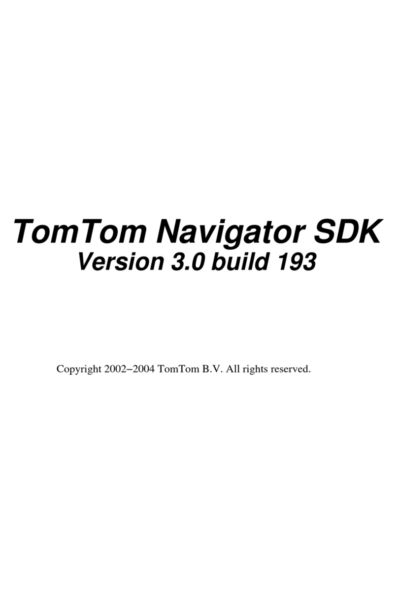 TomTom Navigator SDK and Installation and use guide TomTom Navigator SDK and Installation and use guide