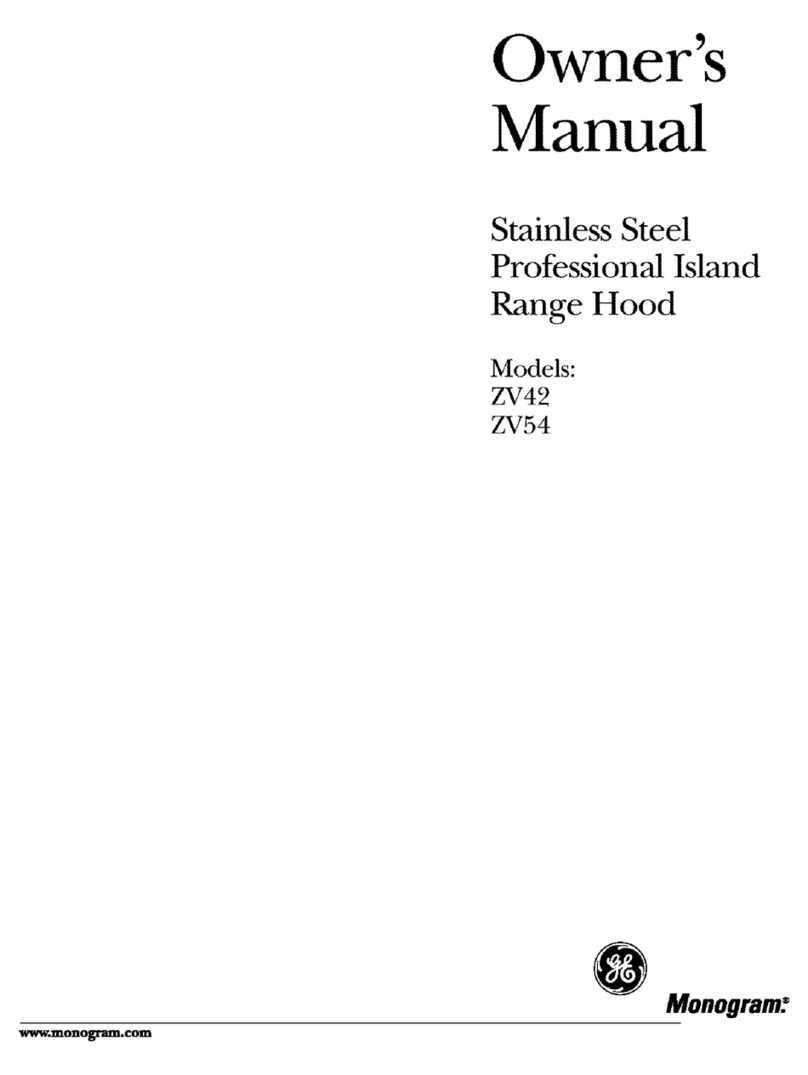 GE Monogram ZV42 User manual