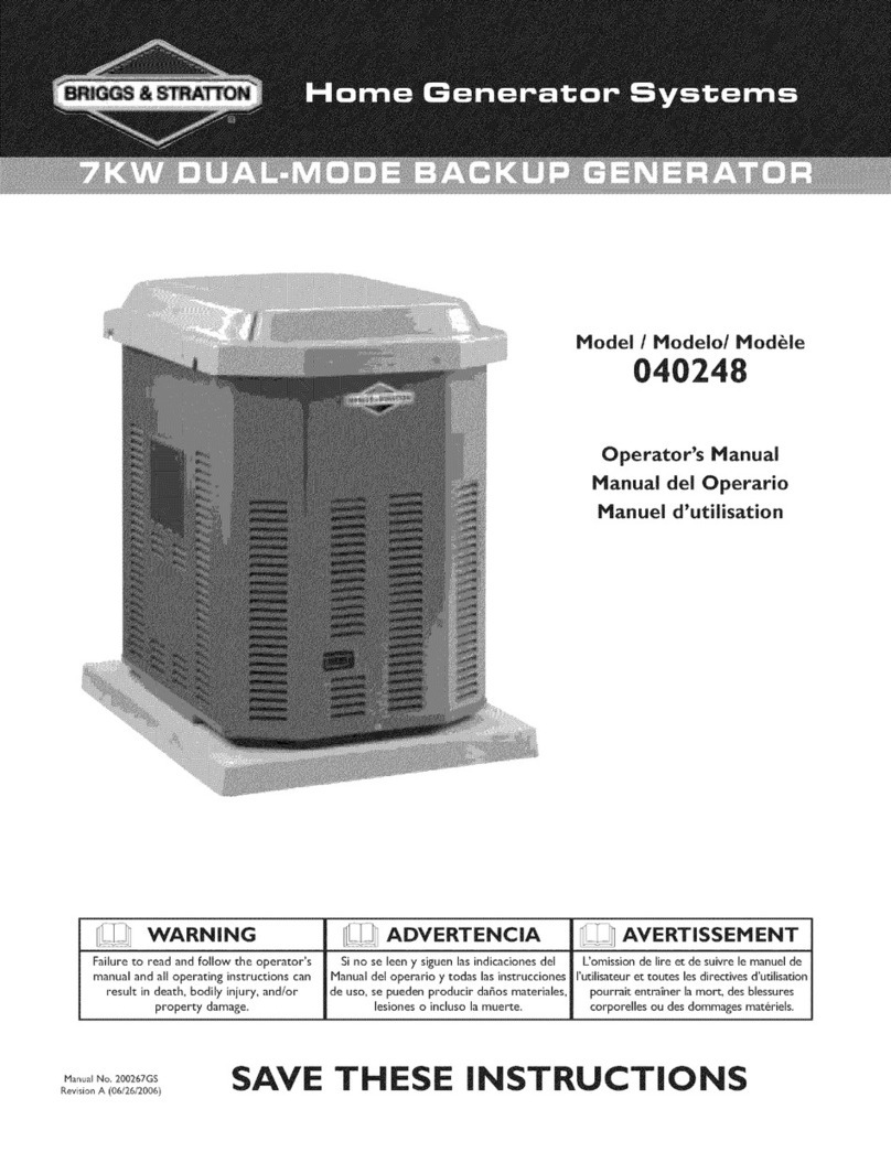 Briggs & Stratton 40248 User manual