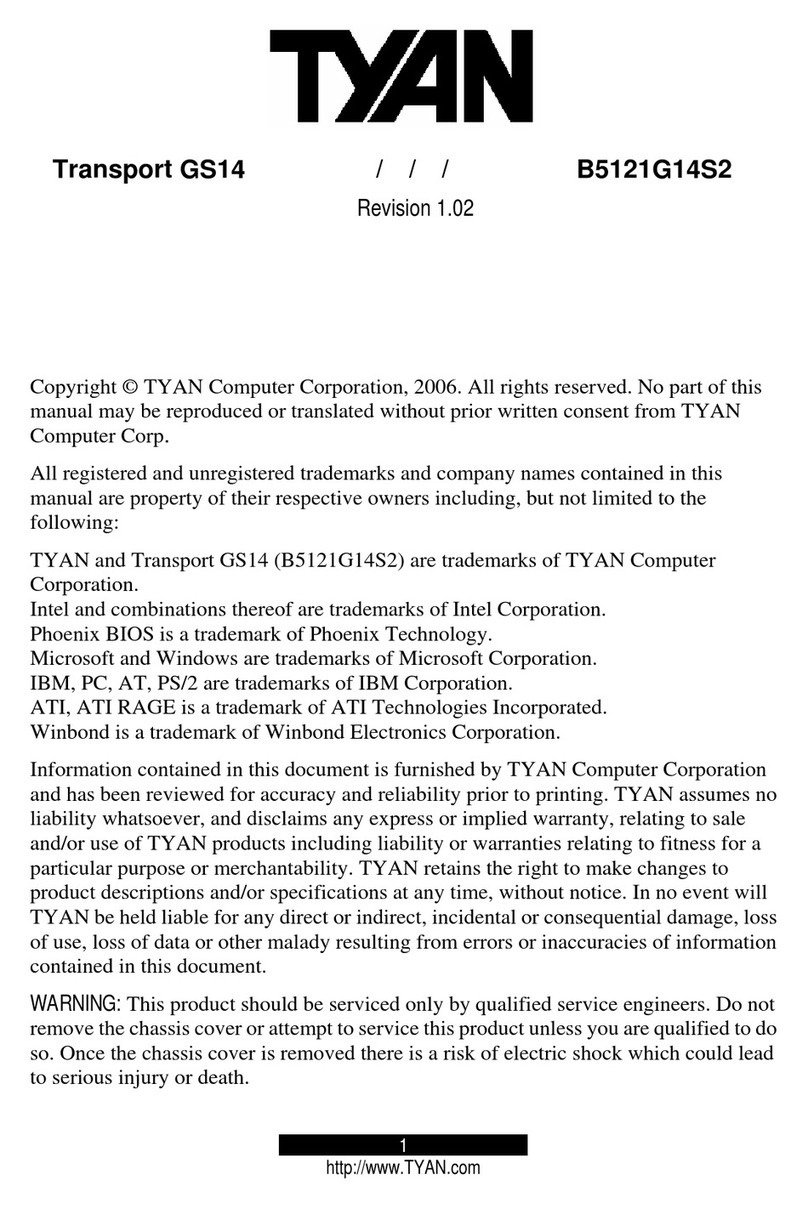 TYAN Transport GS14 (B5121G14S2) User manual