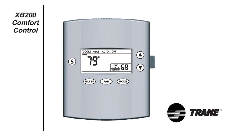 Trane Comfort Control XB200 User manual