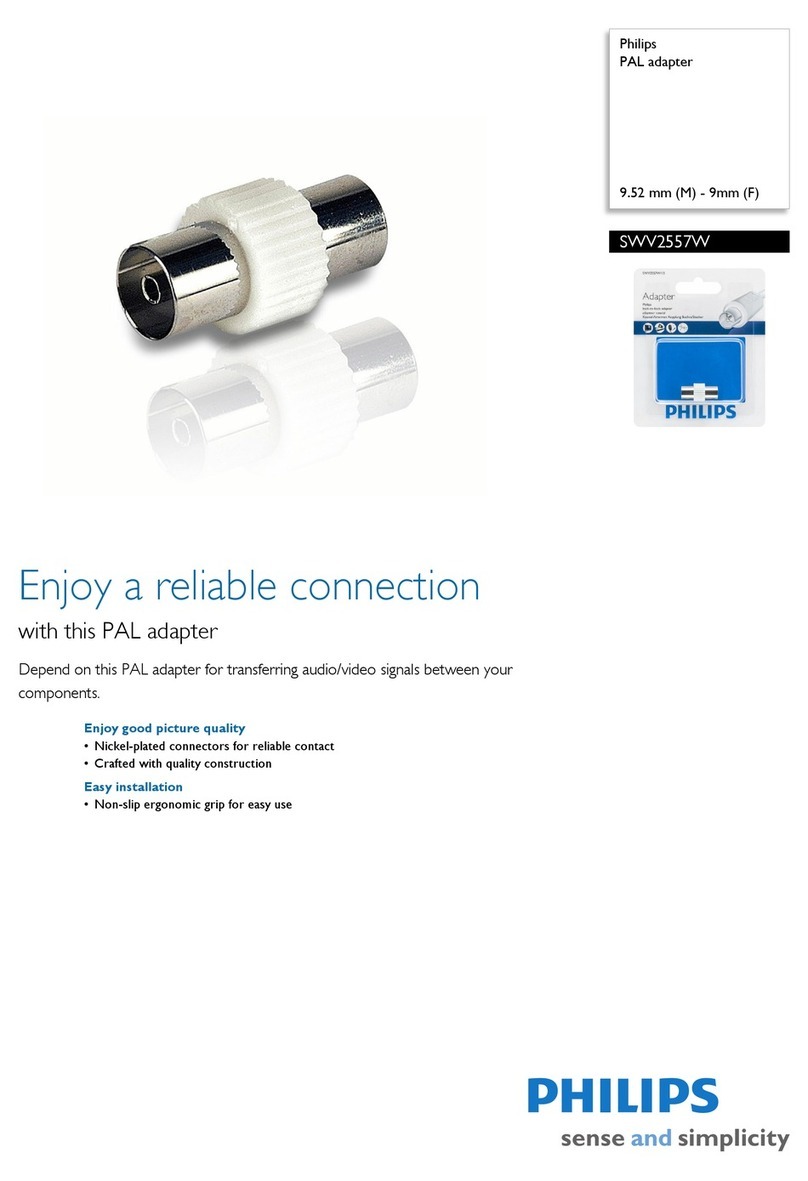 Philips SWV2557W User manual