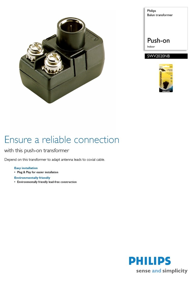 Philips SWV2020NB Specifications