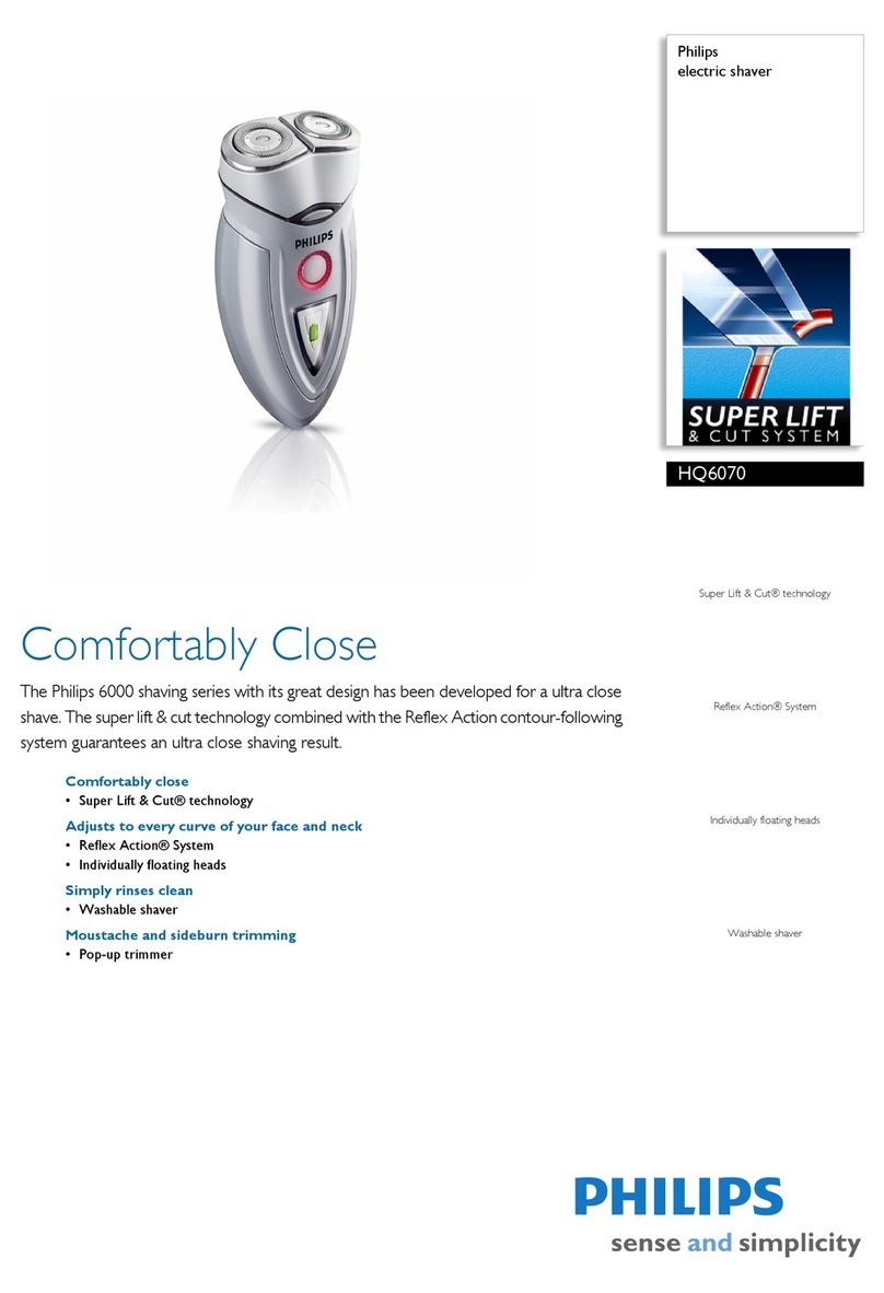 Philips SuperLift HQ6070 Specifications