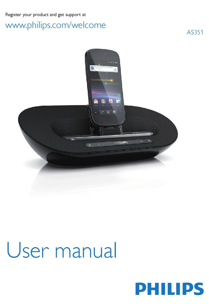 Philips Fidelio AS351 user manual