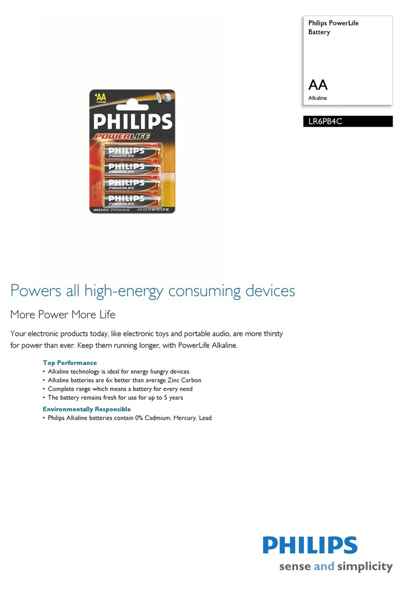 Philips PowerLife LR6PB4C User manual