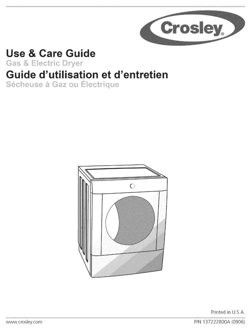 Crosley 137222800A User manual