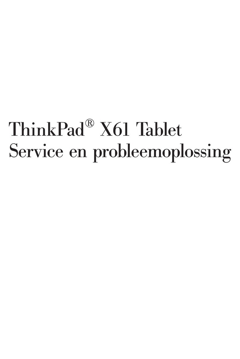 Lenovo ThinkPad X61 Setup guide