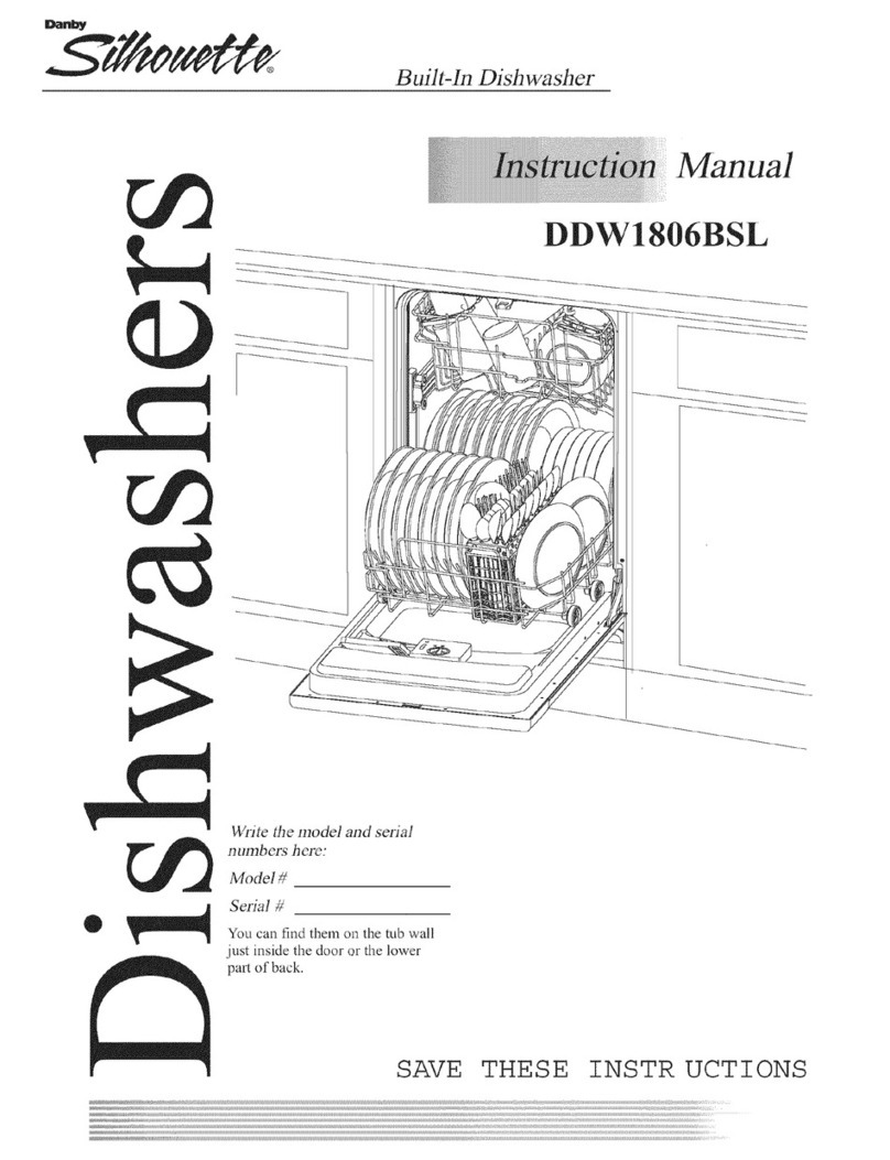 Danby Silhouette DDW1806BSL User manual
