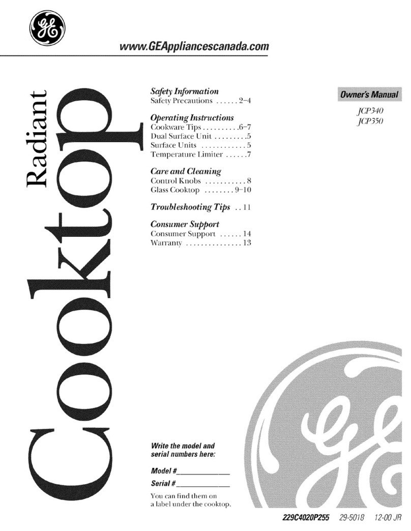 GE JCP350 User manual