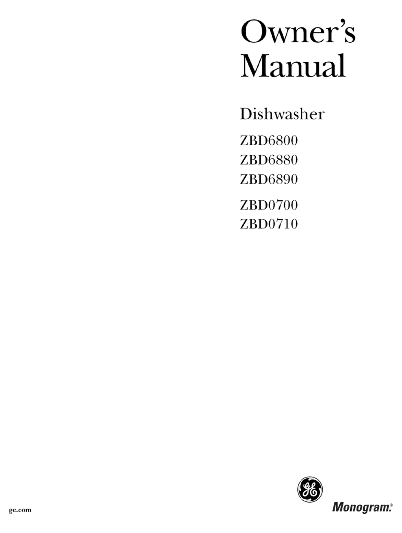 GE Monogram ZBD6800 User manual