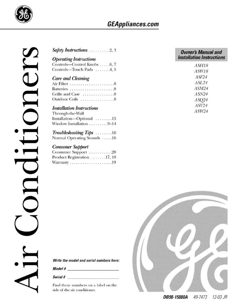 GE ASM24 Operating instructions
