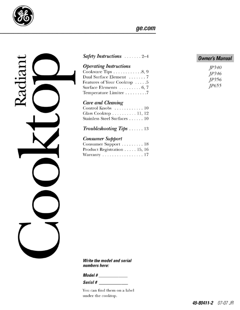 GE Profile JP356 User manual