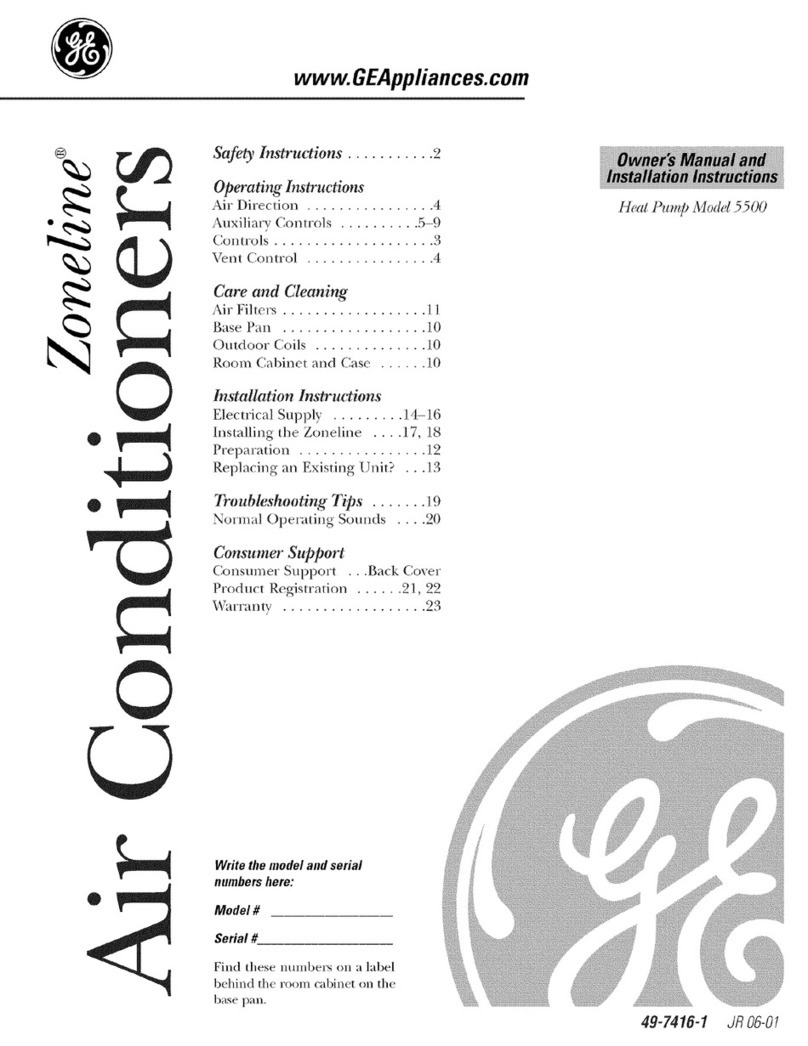 GE AZ55H12EABM1 and Operating instructions