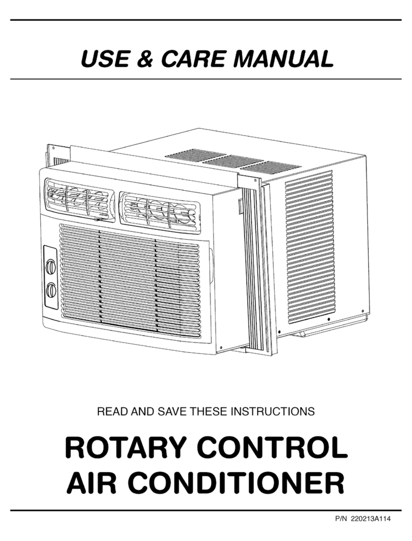 Frigidaire GAC122P1A User manual Frigidaire GAC122P1A User manual