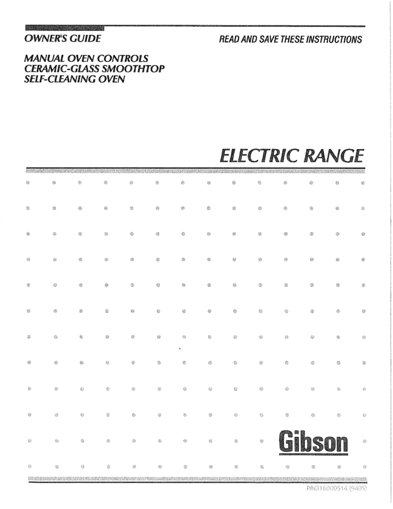 Gibson GEF357CBSB User manual