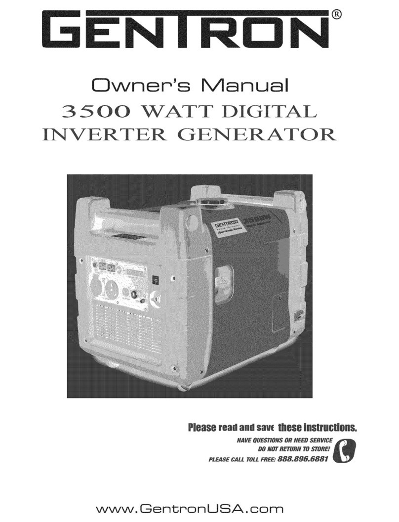 GENTRON GG3500D User manual