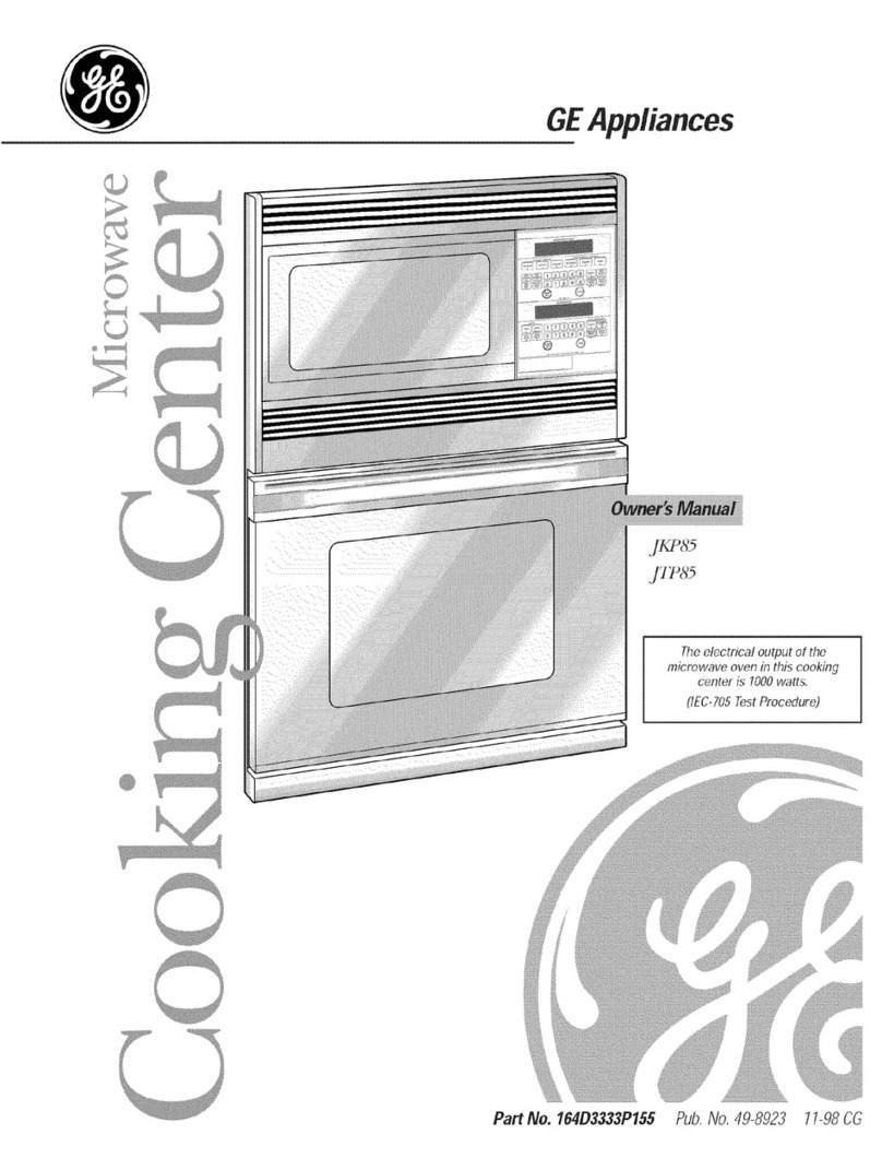 GE JKP85 Series User manual