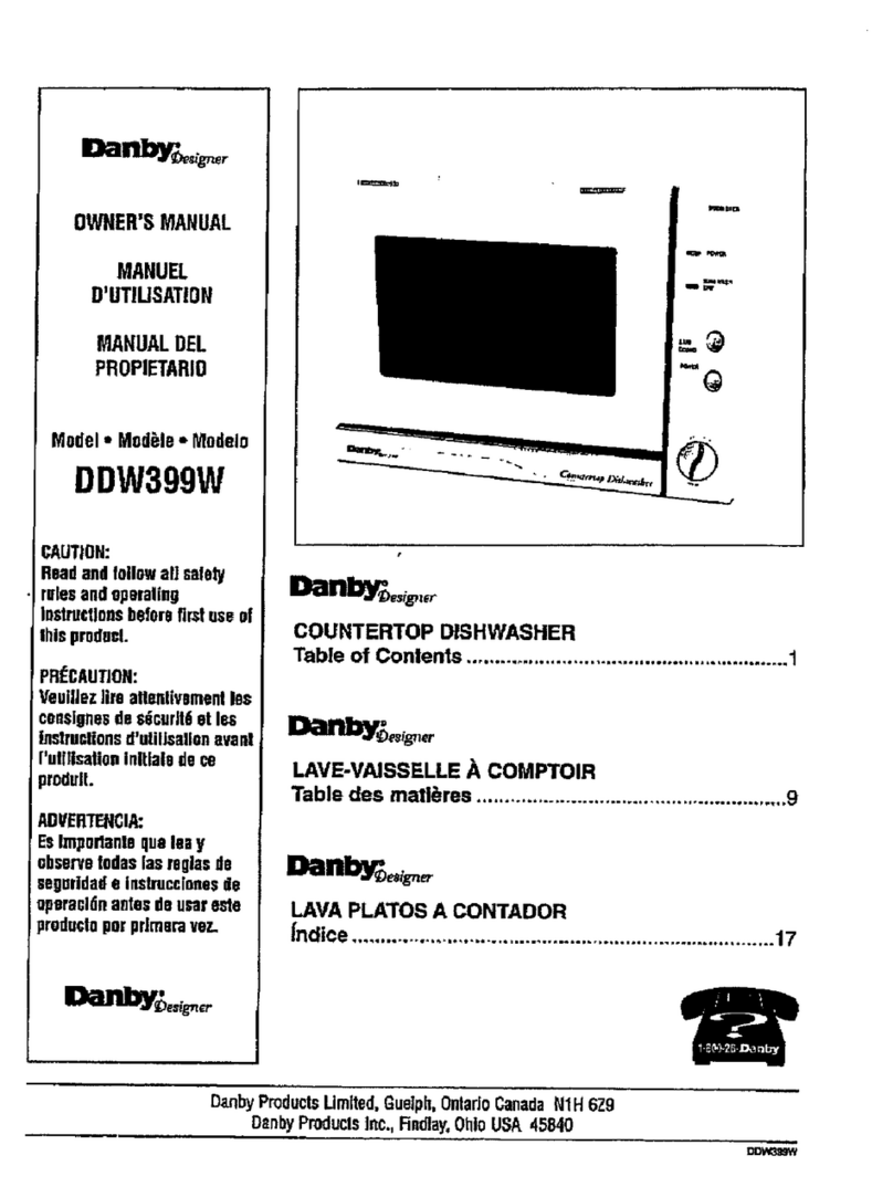 Danby Designer DDW399W owner's manual