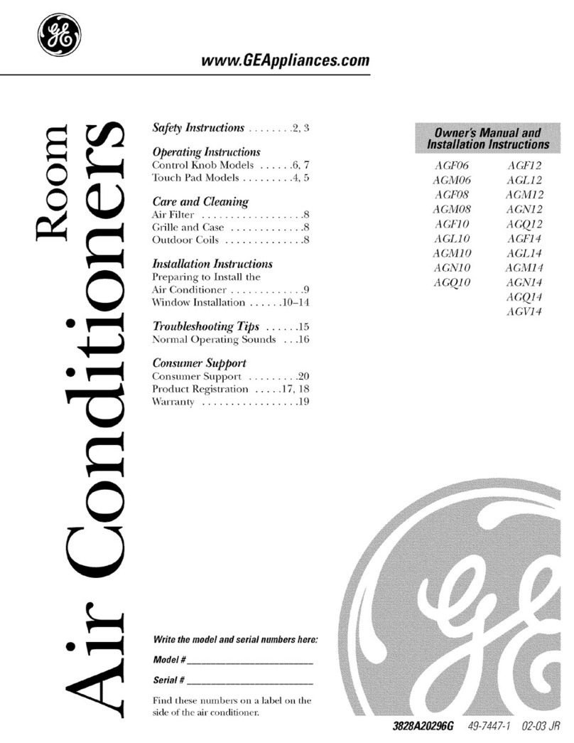 GE AGL12 Operating instructions