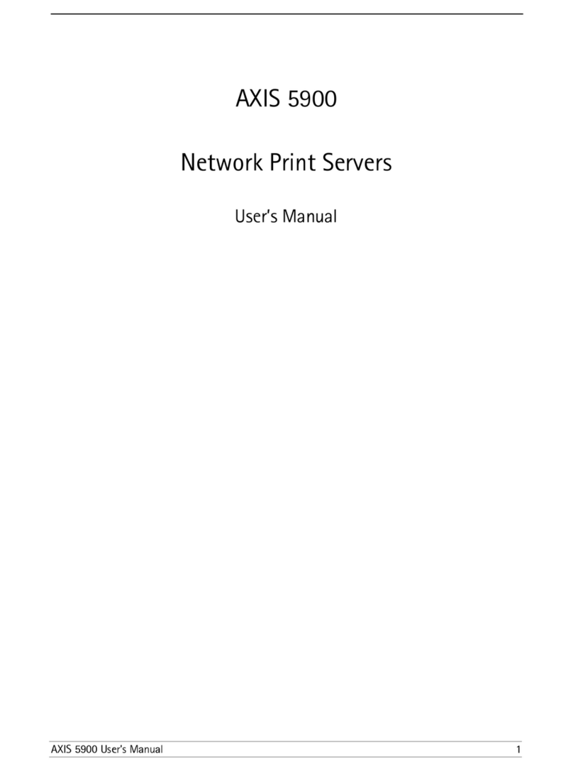 Axis AXIS 5900 user manual