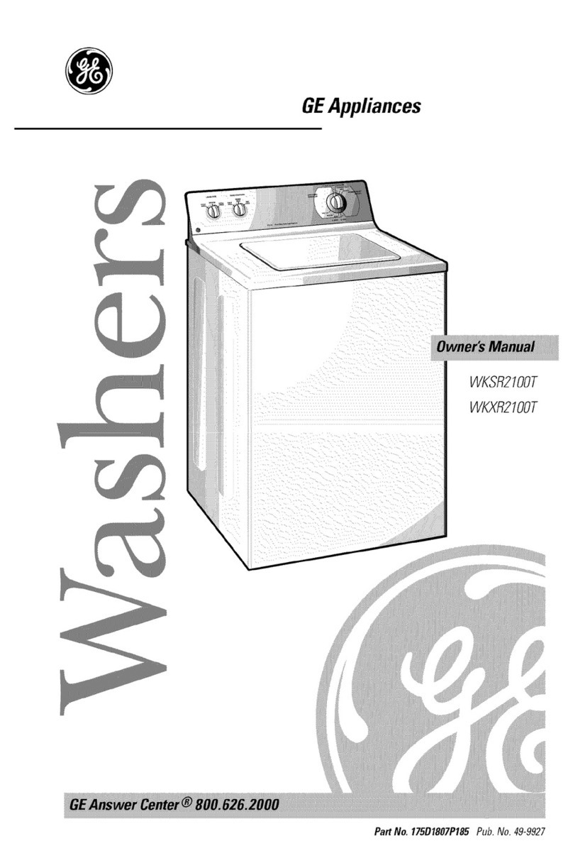 GE WKSR2100T User manual