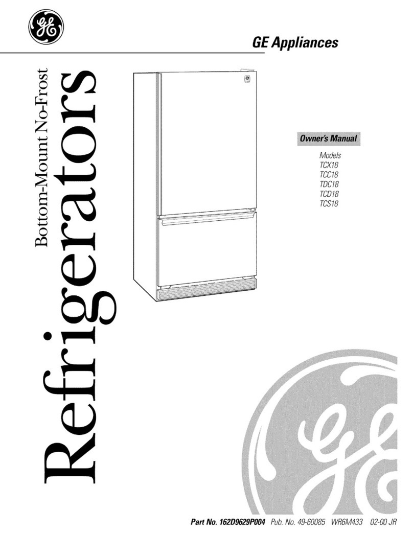 GE TCX18 User manual