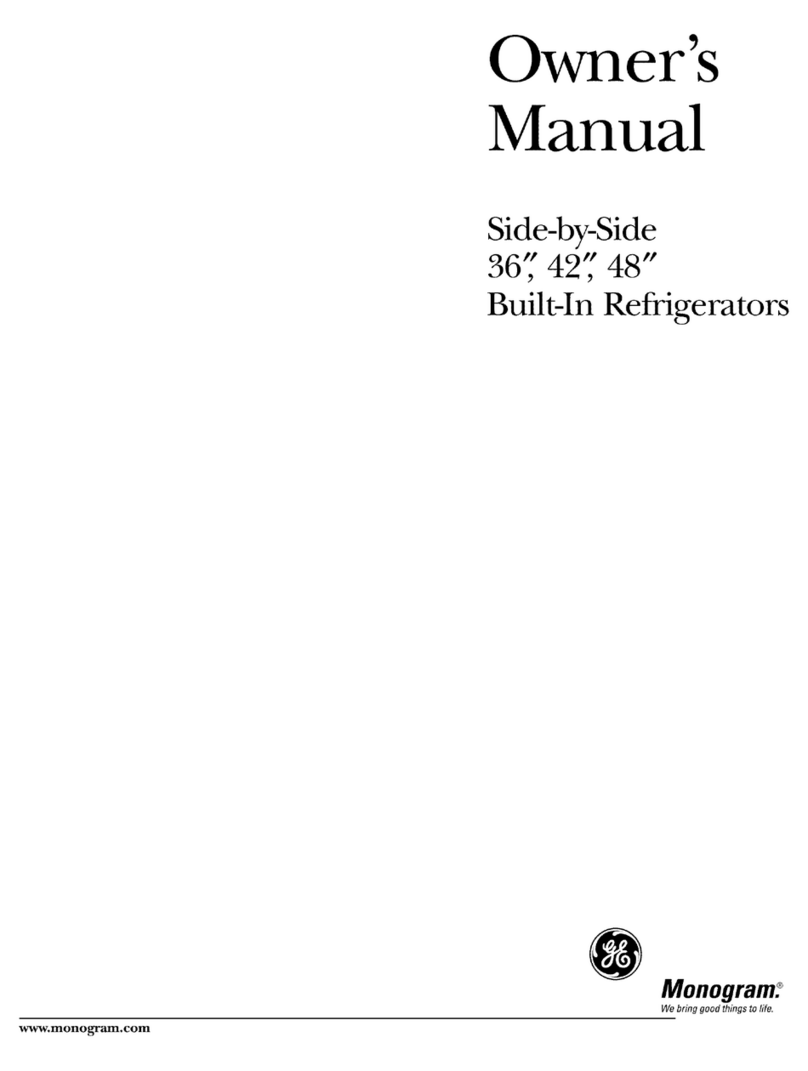 Monogram ZISB36DR User manual