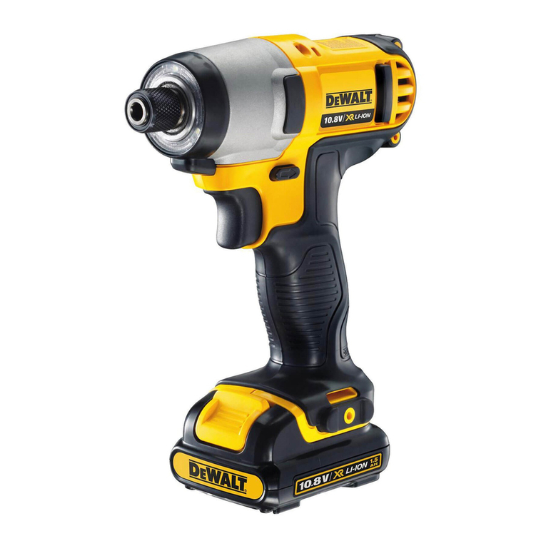 DeWalt XR Li-Ion DCF815 instruction manual