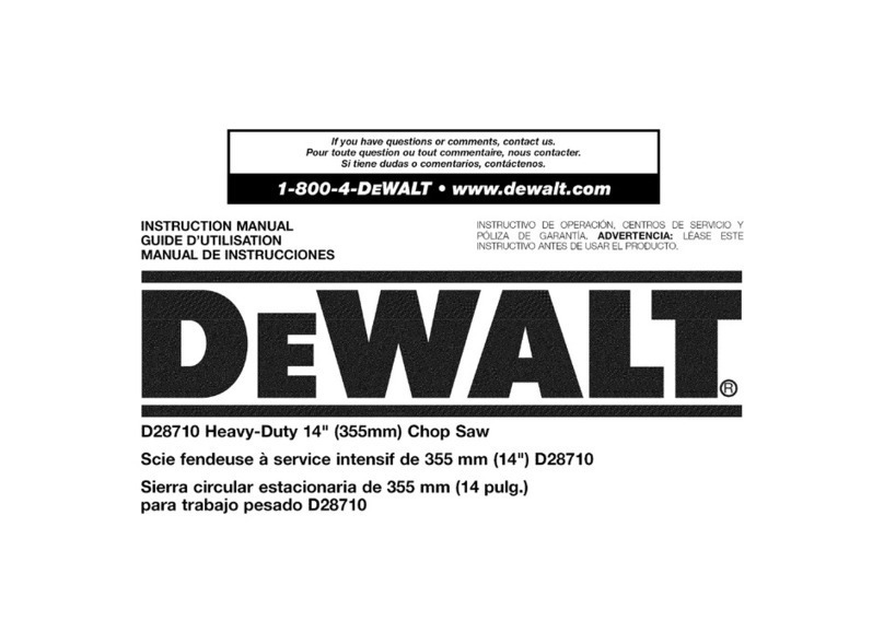 DeWalt D28710 User manual DeWalt D28710 User manual