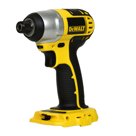 DeWalt DC825 User manual