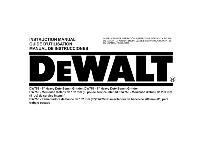 DeWalt DW756 User manual