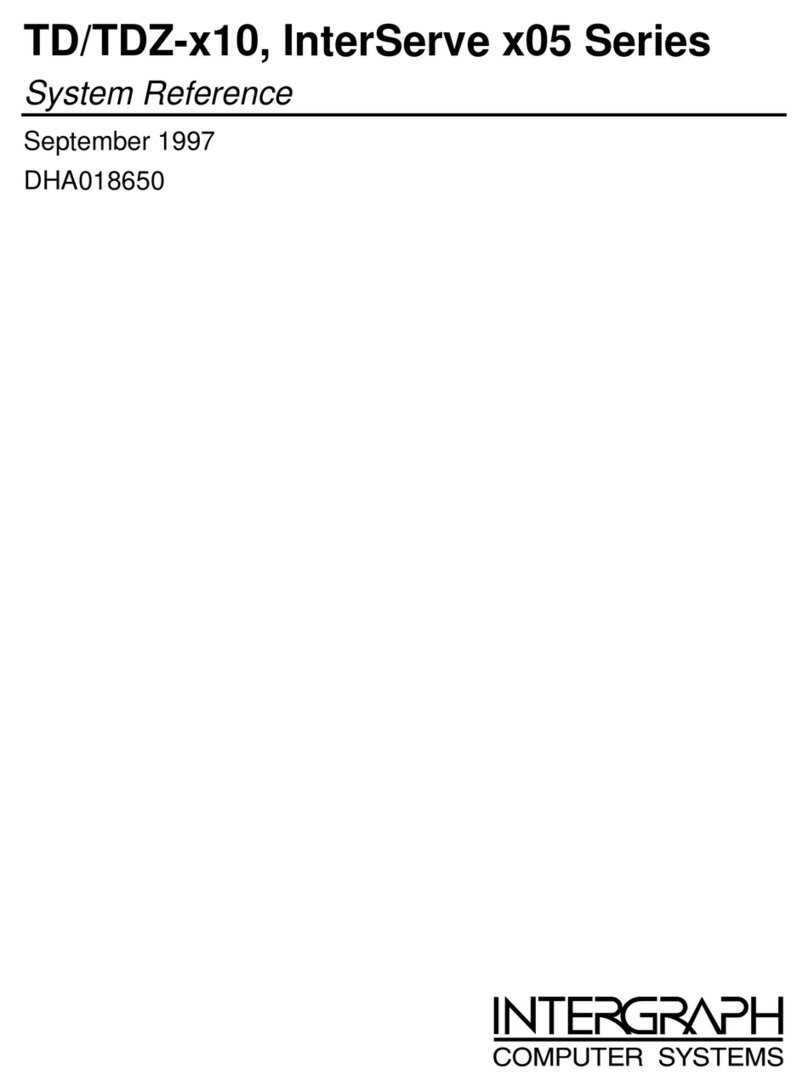 Intergraph TD-x10 Setup User manual