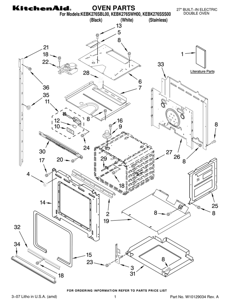 KitchenAid KEBK276SBL00 parts list