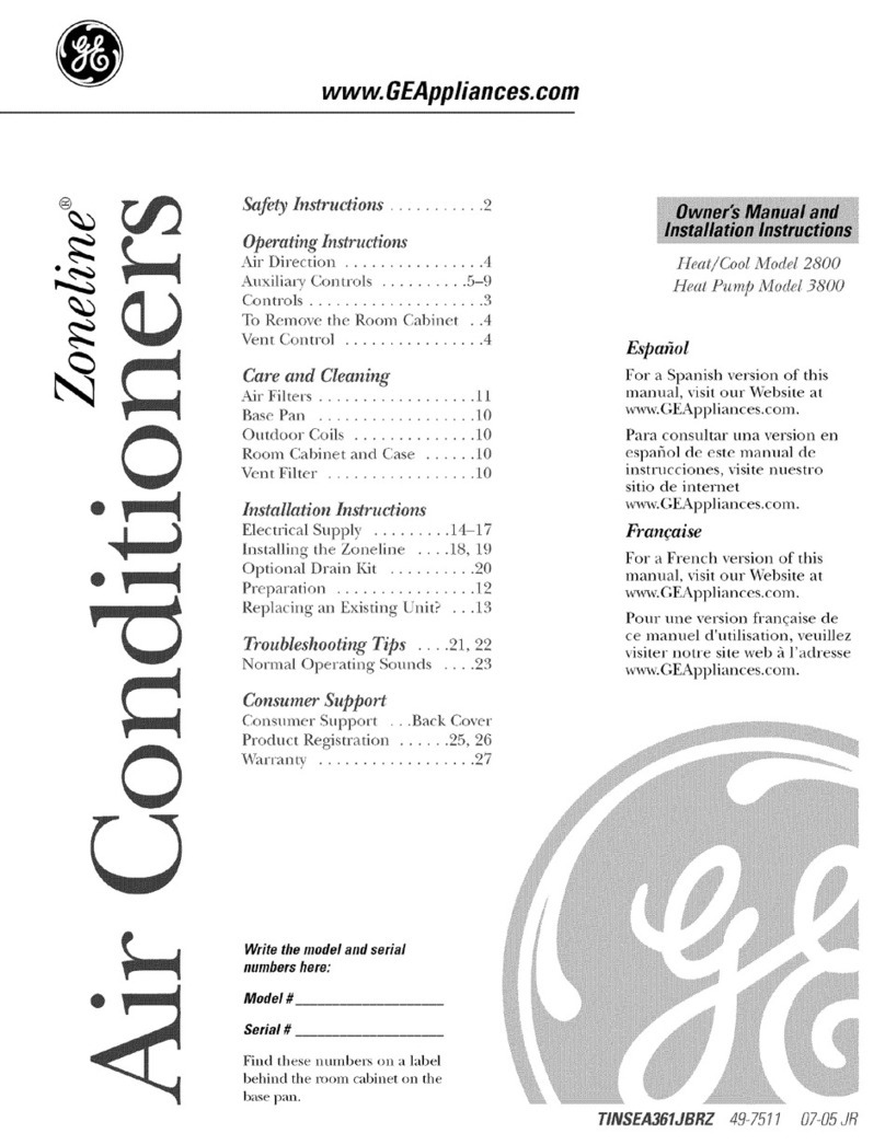 GE AZ38H09EACM2 and Operating instructions