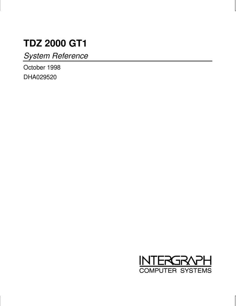 Intergraph TDZ 2000 GT1 User manual