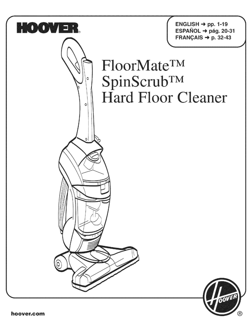 Hoover FloorMate SpinScrub FH40000 User manual