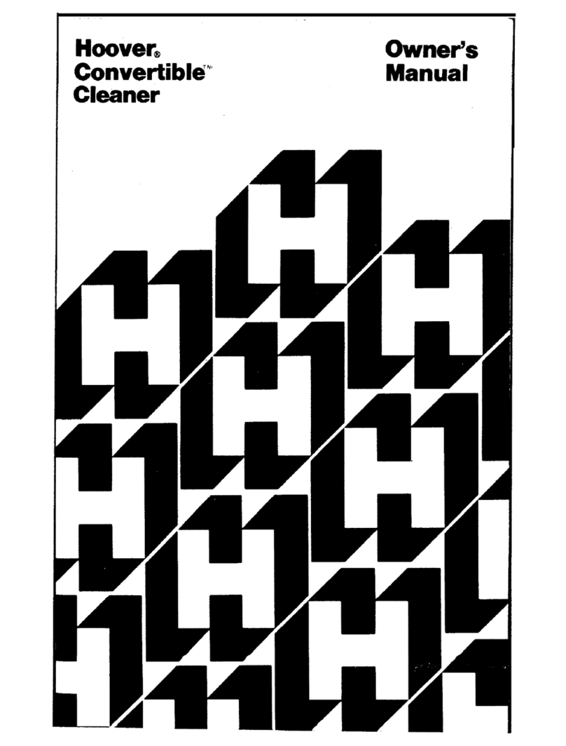 Hoover Convertible U4123001 User manual