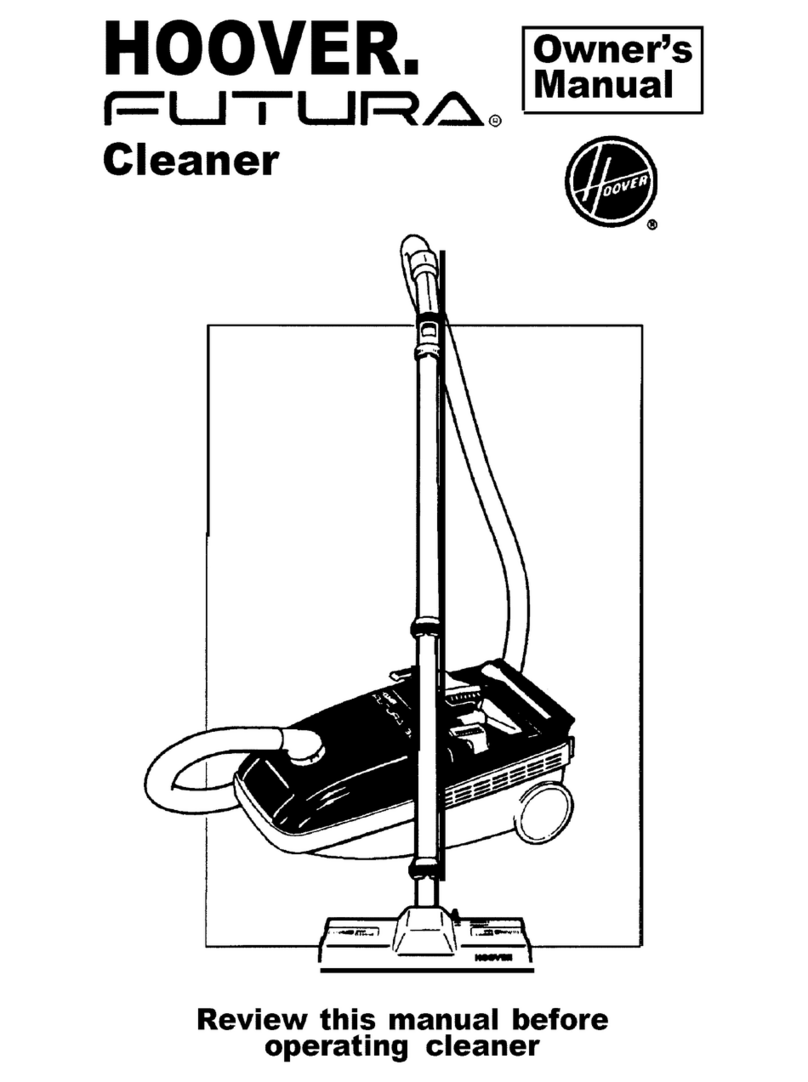 Hoover FUTURA S3509 owner's manual