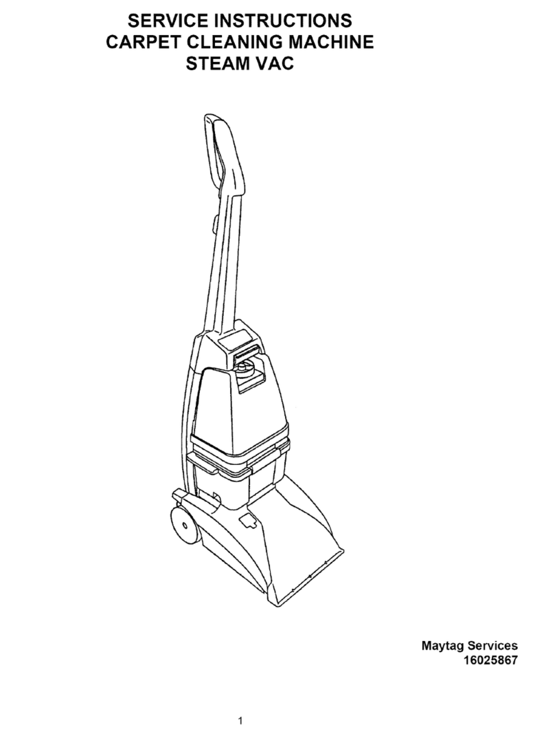 Hoover SteamVac F5835-900 Service instructions