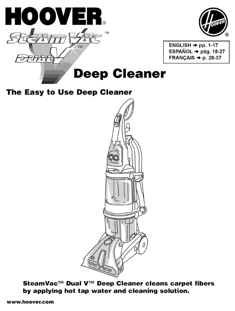 Hoover SteamVac Dual F7225-900 User manual
