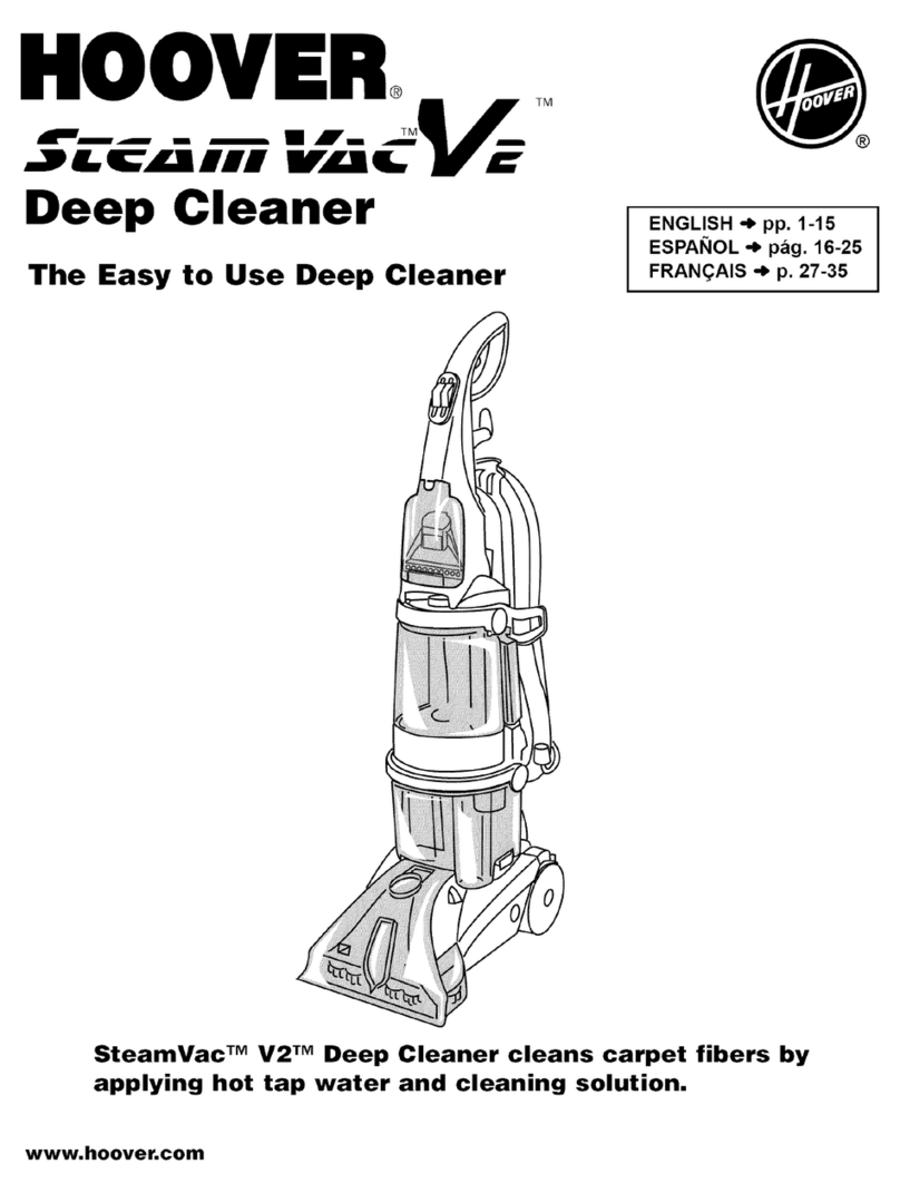 Hoover SteamVac F7210-900 User manual